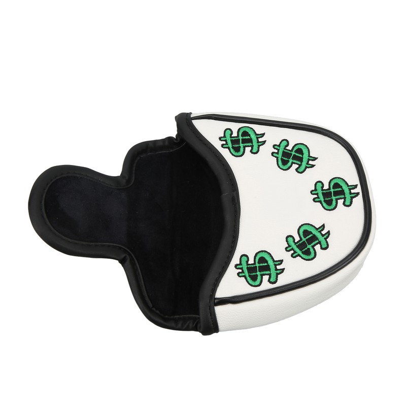 Golf Putter Head Covers PU Leather Waterproof Sunscreen Putter Headcover
