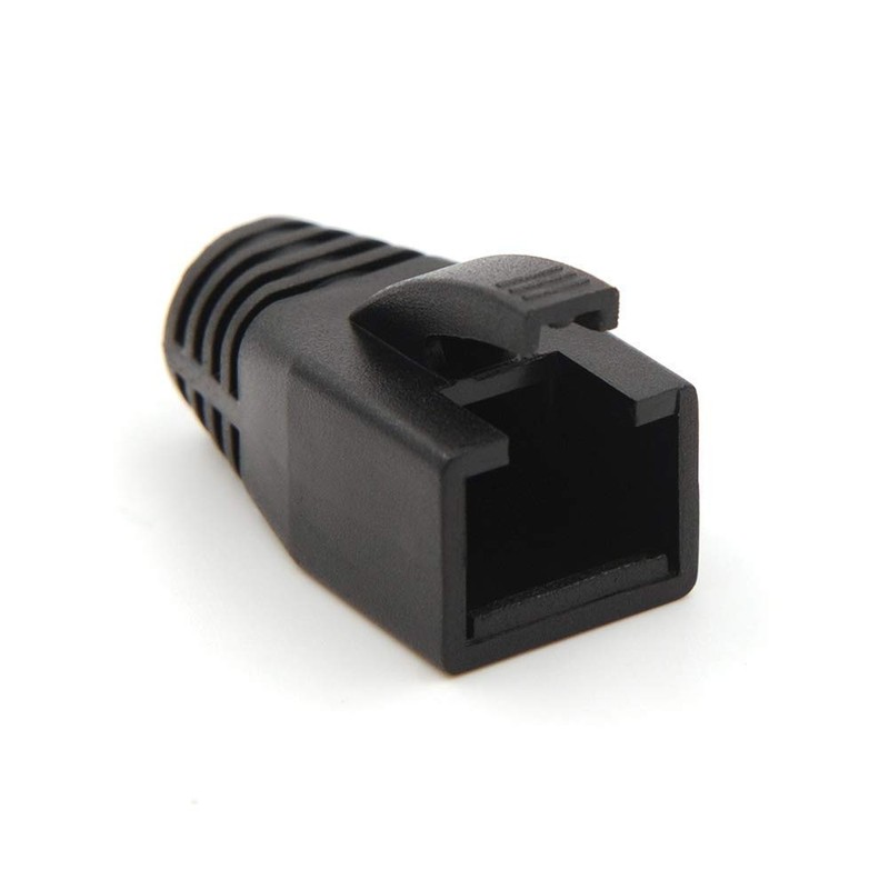 VCE RJ45 Strain Relief Boots for Cat6A/Cat7 Network Plugs, 20-Pack
