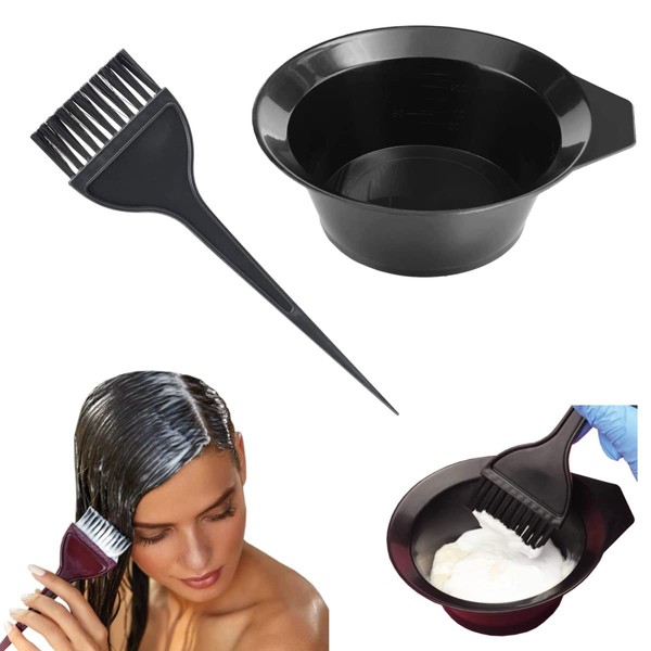 DIY Hair Dye Kit with Brush and Bowl for Salon and Craft Hair Dye Set for Dyeing