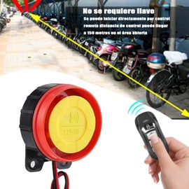 BIRACO 12V Alarma para Auto, Alarma para Moto Universal Control Remoto del Arranque 125db, Motocicleta Sistema Antirrobo,Seguridad de Alarma Antirrobo Control Remoto Set,Accesorios para Motoneta