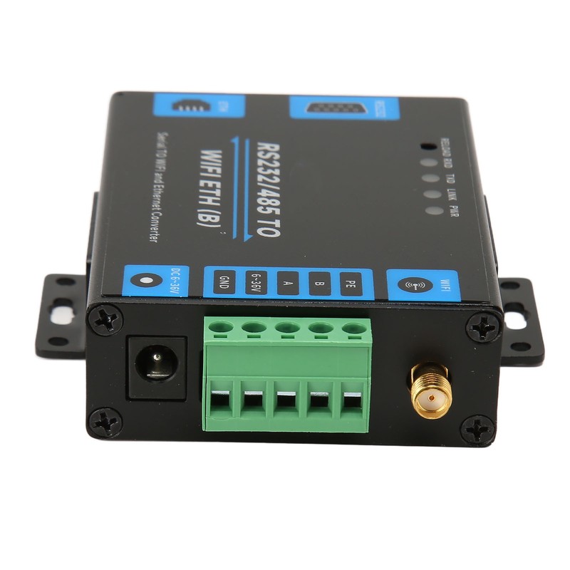 RS232 RS485 Serial to Ethernet Adapter Professional Transparent Transmission Serial
