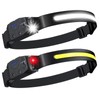 LHKNL Rechargeable Headlamp 2Pcs-230° Wide Beam Head Lamp,Hard Hat Light