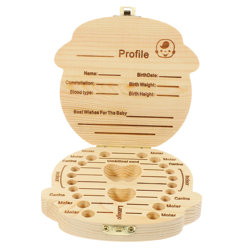 Totority Keepsake Tooth Box Tooth Storage Organizer for Boys and