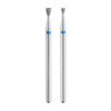 sourcing map 2pcs 120-140 Grits Diamond Grinding Bit 2.1/2.7mm Inverted