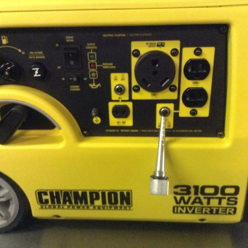 MRI-DENVER CHAMPION 3100 WATT MODEL INVERTER GENERATOR MAGNETIC OIL LEVEL