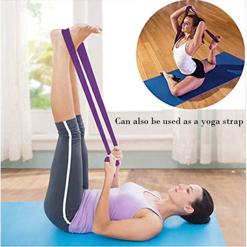 [TEEYAR] ヨガマット ストラップ スリング 丈夫 ポリエステル コットン ヨガマット キャリア/ヨガストラップ 調節可能なループ付き.