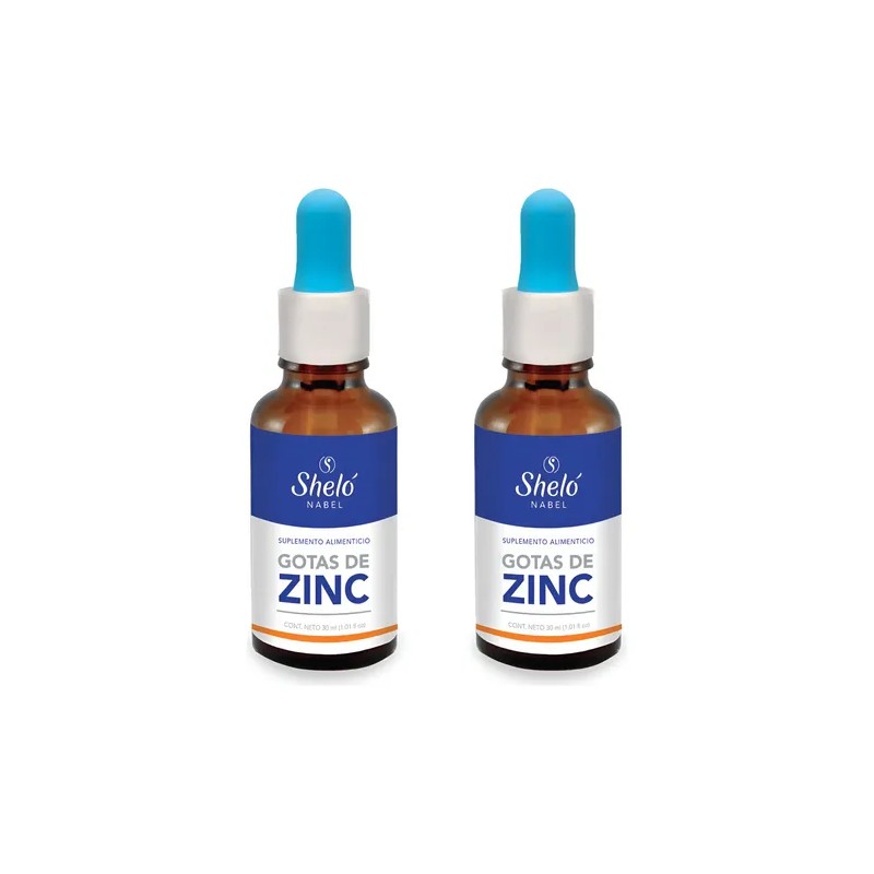 Zinc Gotas Sheló Nabel, Pack con 2 para tu Bienestar,