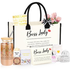 Boss Lady Gifts for Women Best Boss Gifts for Women Bosses Thank You Appreciation Birthday Office Gift Set for Bosses Feamle 11 Pcs Gift
