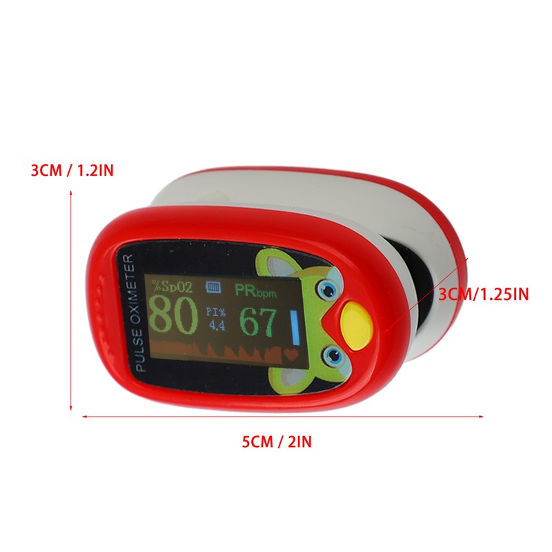 Fingertip Clip Oximeter 6 Modes Automatic USB Charging LED Blood
