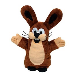 Hand Puppet Animal Hand Puppets 28 cm Original The Little Mole, Barun Rabbit, Animal Figure Theatre Doll, Hand Toy Doll for Children, Boys, Girls, Plush