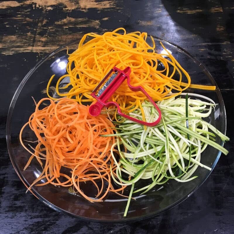 3PCS Vegetable Peeler Slicer Shredder Peeler Julienne Strips Cutter Fruit