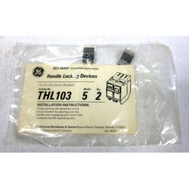 GE THL103 Non-Padlocking Handle Locking Device, for Use with THQL and THQB Frame Molded Case Circuit Breakers