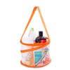 Foldable Shower Caddy - Collapsible, Portable, Drainage Hole, Carry Handle,