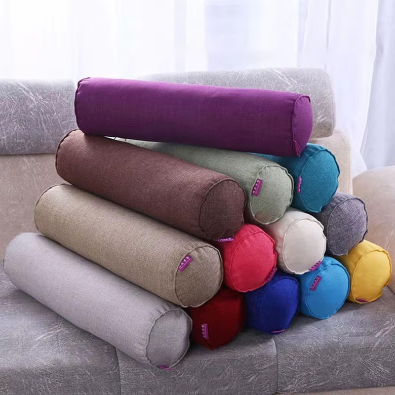 Round Neck Pillow Roll Cervical Support Pillows Round Cylinder Bolster