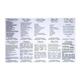 SercelPress: Catholic Latin Prayers Collection: 10 Holy Cards: Pocket PrayerFulls: Durable Wallet Prayer Cards