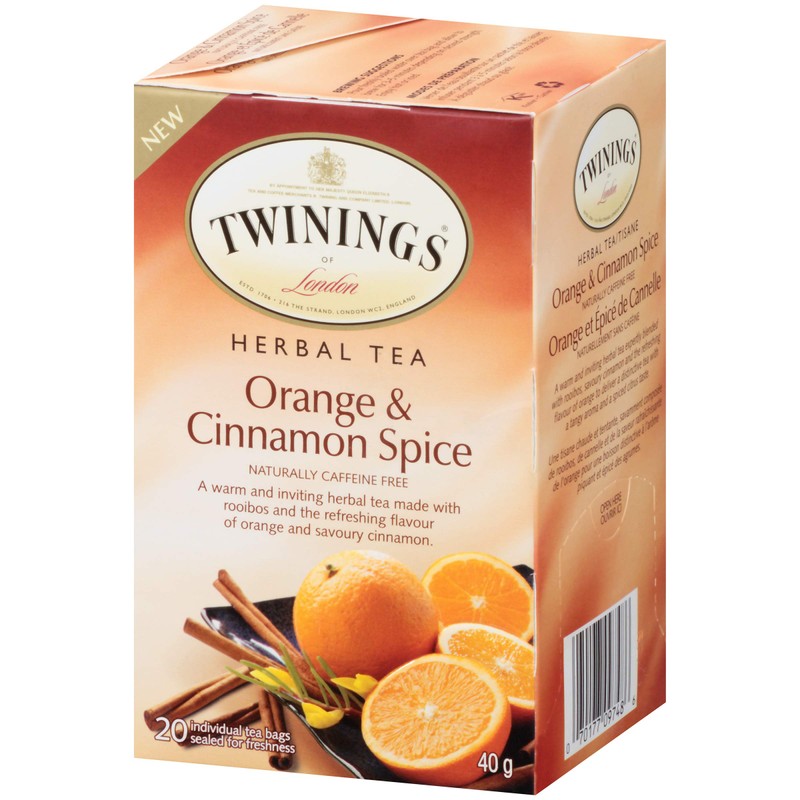 Orange Cinnamon Spice Tea 20 Bags (Case of 6)