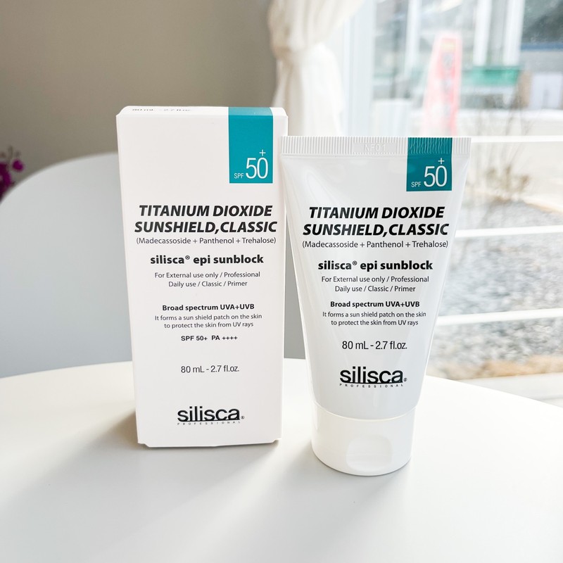 Silisca Siliska Sun Cream EPI Sunblock 80ml Classic + Light