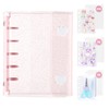 Sticker Pad, M5 Size, Includes 20 Refills, 2 Zippered Pockets,
