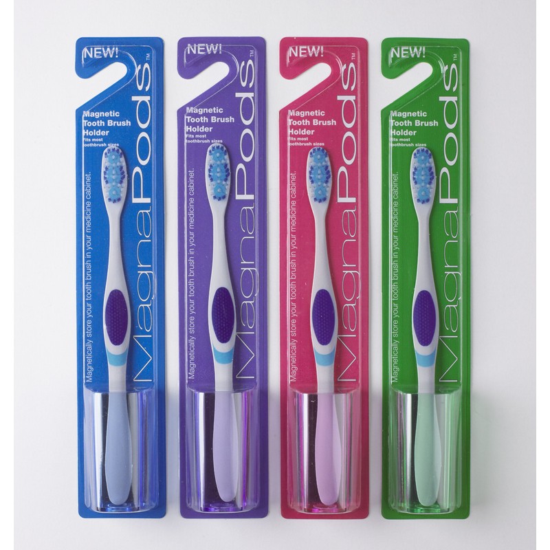 MagnaPods Tooth Brush Holder - Color Pink