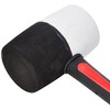 Hilka 62303016 16 oz Double Faced Rubber Mallet, White,black