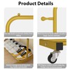 Sywhitta Clothing Rack on Wheels with Storage Shelf & Sturdy