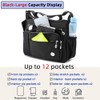 MINTEGRA Women Shoulder Handbag Roomy Multiple Pockets Bag Ladies Crossbody