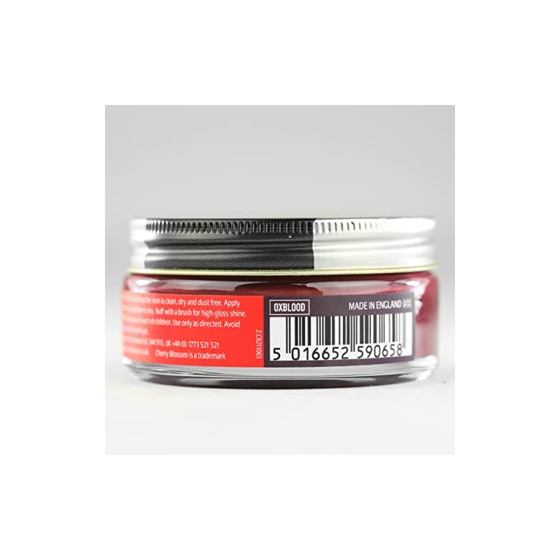 Cherry Blossom Footwear Renovating Shoe Cream Care Product, Oxblood, 50ml