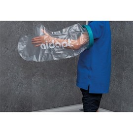 Aidapt Child's Reusable Waterproof Protector For Users With Short Arms to Keep Casts, Bandages and Dressings Dry on Arm, Elbow, Wrists, Fingers and Thumbs When Showering and Bathing