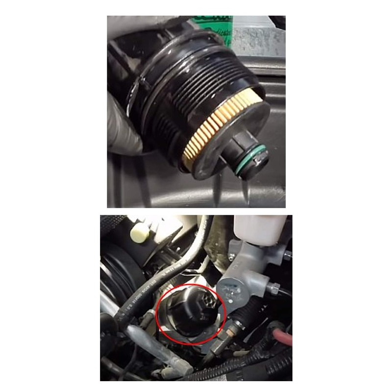 iFJF 68235275AA Fuel Filter and 68229402AA Oil filter Replacement for
