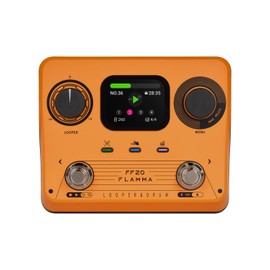 FLAMMA FF20 Looper Pedal Drum Machine, 2 in 1 Drum Looper Guitar Loop Pedals