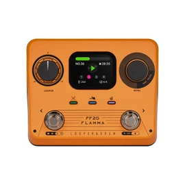 FLAMMA FF20 Looper Pedal Drum Machine, 2 in 1 Drum Looper Guitar Loop Pedals