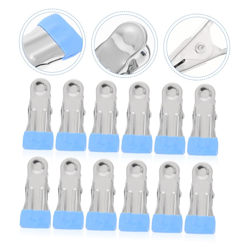 FUNOMOCYA 30pcs Pool Cover Clips Non- Windproof Clamps for Above