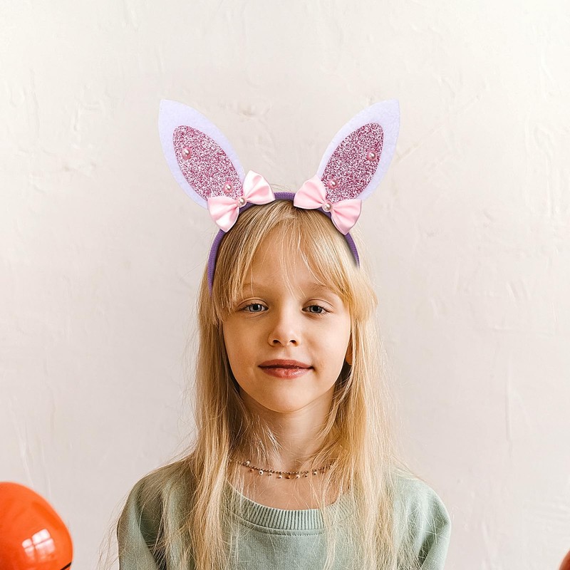 Headband Rabbit Ears Easter, Cute Easter Bunny Headband Children, Interesting
