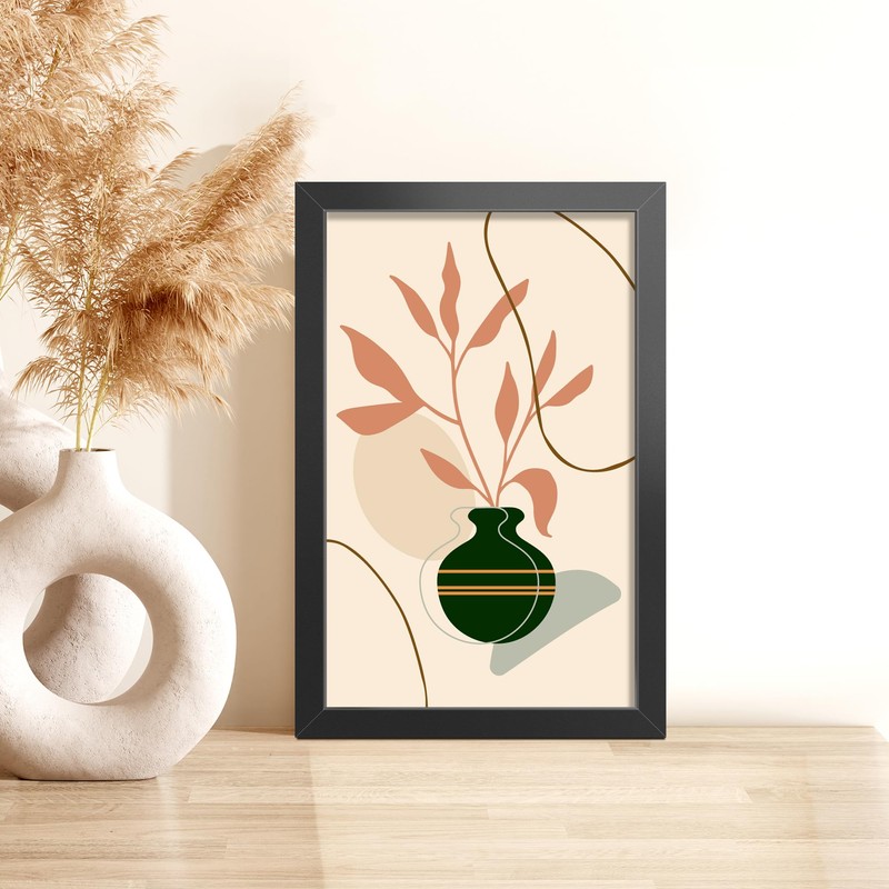 LaVie Home 6x9 Picture Frame for Wall Display, 6x9 Black