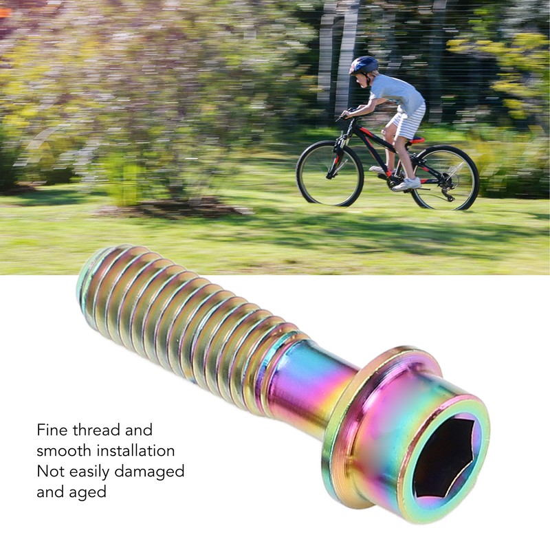 6pcs Bike Stem Bolts Ti Alloy M5x18mm Bicycle Stem Bolts