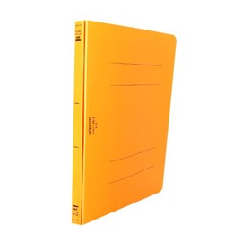 Kokuyo flat file PP Cover Resin Binding Hardware 2 Hole B5 150 Sheets Accommodate Orange Flat – h11yr
