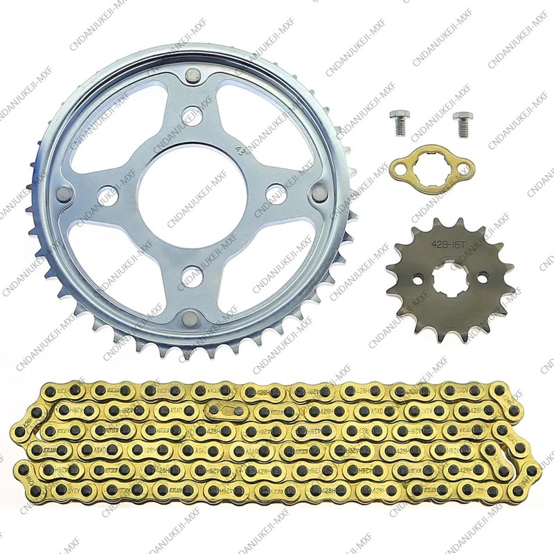 Kit Arrastre Sprocket Racing Para Hero Hunk 160r 150 Dorada