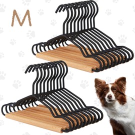 Edergoo Pet Hanger, Metal, Mini Clothes Hanger, High-grade, Non-deformed, Hanger, Lightweight, For Drying Dog Clothes, Cat Apparel, Baby Hanger, Anti-Slip, Durable, Stylish, Display, Storage, Small