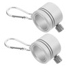 FUNOMOCYA Flag Pole Swivel Clips 2pcs Stainless Steel Flagpole Buckle
