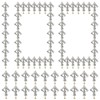 100Pcs Expanded Plasterboard Anchor Metal Drywall Anchor Kit High Strength