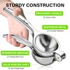 Vakoo Lemon Squeezer - Large, Heavy-Duty, Sturdy Metal Manual Juicer