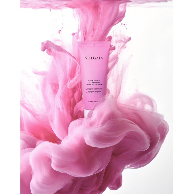 Shegaia/ V12 Multivita Glutathione Skin Booster Mask / 쉬가이아/ V12