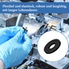 JRYGAC Pack of 120 Rubber Flat Washers, Flat Rubber Seal,