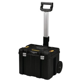 DEWALT Tool Box with Wheels, TSTAK, Deep Box (DWST17820), Black, Deep Box With Wheels