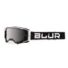 BLUR B-40 Goggle Black/White With Radium Silver Lens