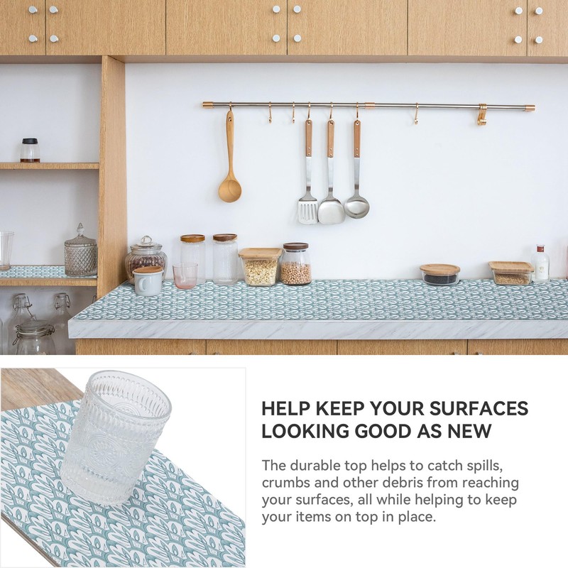 12" W x 240" L Floral Drawer and Shelf Liner