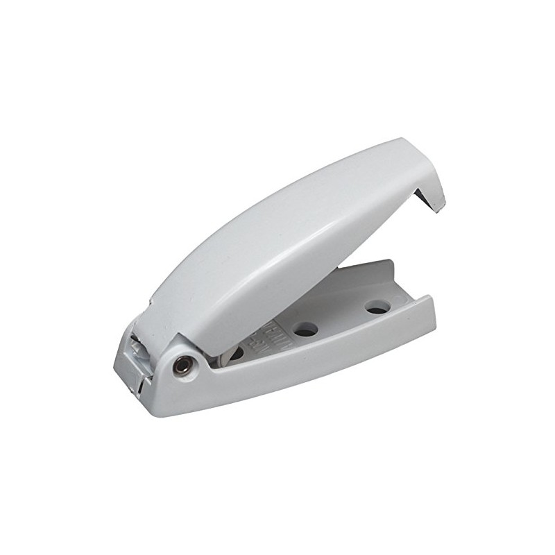 RV Designer E211, Plastic Rounded Baggage Door Catch, White, 2