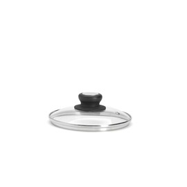 De Buyer 4112.16 Glass Lid with Bakelite Stainless Steel Knob, 16 cm Diameter