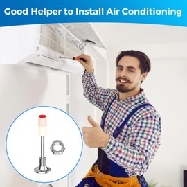 Pack of 50 Nails for Nail Gun, Nails for Concrete Walls, Includes 50 M8 Nuts, Diameter 7.3 mm, Multi-Purpose Nail Gun, Nail Gun for Steel & Concrete for Concrete Ceiling Cable Ducts, Fixed Slotted