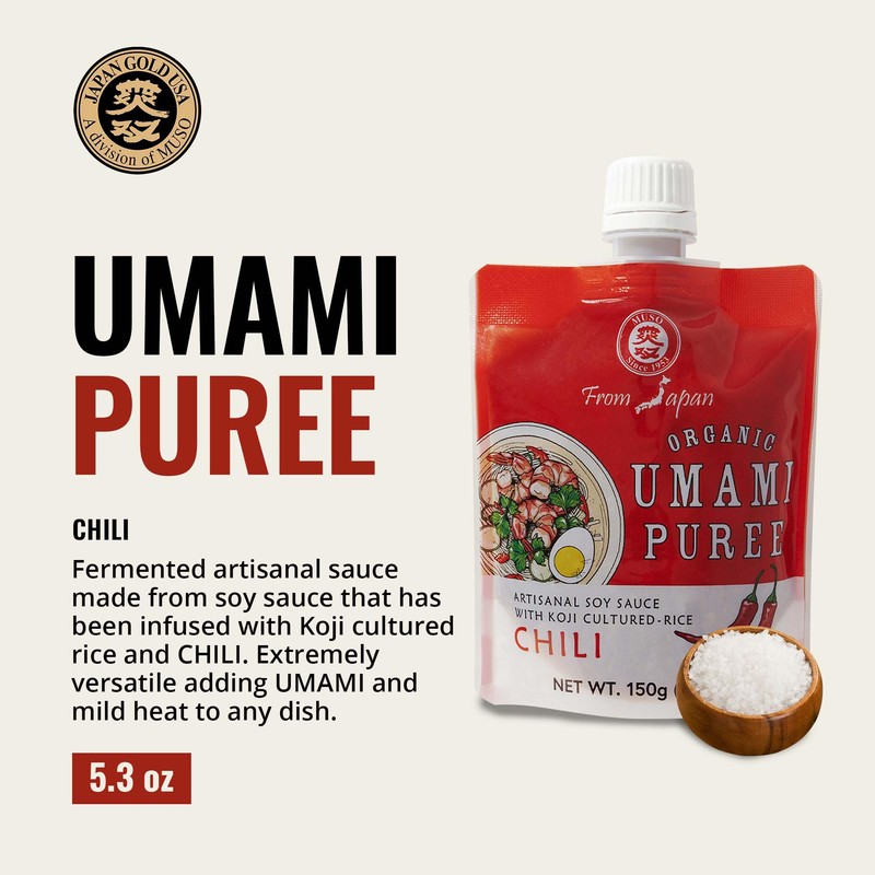 Muso From Japan - Organic Umami Chili Puree, Japanese Flavor
